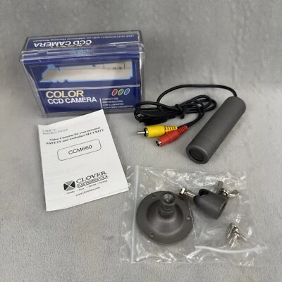 1/4" CCD Color Bullet Camera 4.3MM -78 All Weather Indoor/ Outdoor Model CCM660 - Image 1 of 4