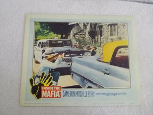 INSIDE THE MAFIA Orig. Tarjetas de vestíbulo de películas de crimen #4,7 - 1959 EXCELENTE estado  - Imagen 1 de 3