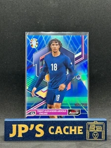 2022 Finest UEFA Trent Alexander-Arnold Blue/Aqua Vapor Wave Refractor #/250 #24 - Picture 1 of 1