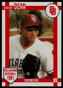 Oklahoma Sooners 1991 Steve Dean - Imagen 1 de 2