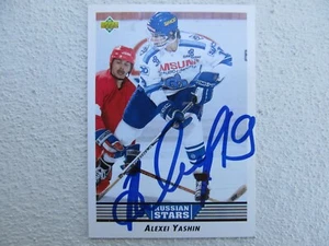 Russian Stars Alexei Yashin Signed Autographed 1992-93 Upper Deck Mint - Picture 1 of 1