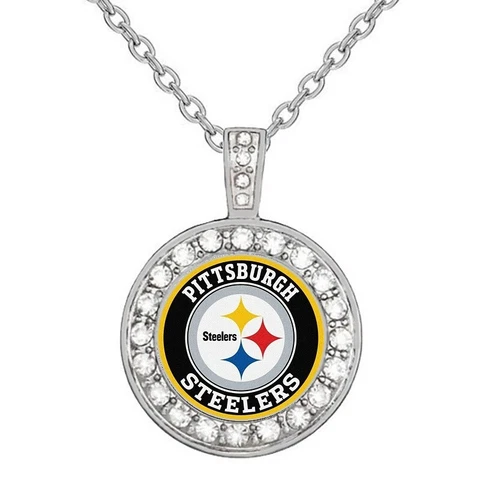 Special Pittsburgh Steelers Womens Sterling Silver Necklace Football Gift D18 Cover