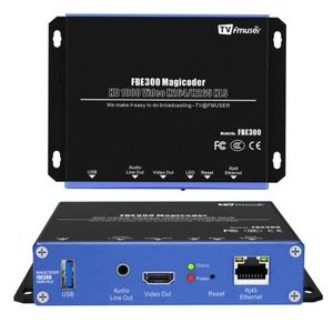 FMUSER FBE300 Magicoder IPTV H.264/H.265 Hardware Video Transcoder für Live Stre - Bild 1 von 12