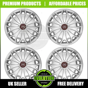15" WHEEL TRIMS HUB CAPS COVERS TO FIT FIAT PUNTO STILO DOBLO MULTIPLA FIORINO - Picture 1 of 3