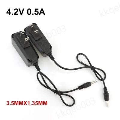 AC DC 4.2V 0.5A Travel Charger Power Adapter For 18650 Battery Charging 500ma - Image 1 of 4