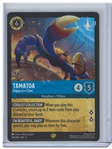 Tamatoa - Happy as a Clam 162/204 Archazia's Island- Disney Lorcana - Picture 1 of 2