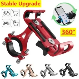 Alu Fahrrad Halter Handy mit Drehung Motorrad Halterung Bike Smartphone Scooter - Zdjęcie 1 z 8