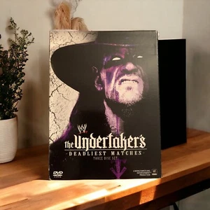 THE UNDERTAKER'S DEADLIEST MATCHES WWE 3-Disc Wrestling DVD Set Match Collection - Bild 1 von 3