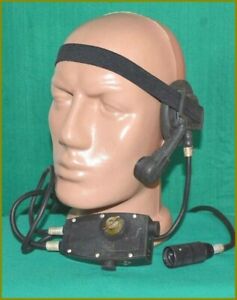 Bulgarian Army Headset for Military Radio R-33 Transmitter Headphones + Mic