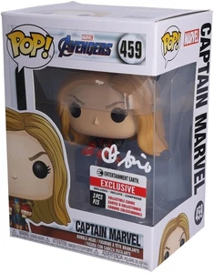 Brie Larson The Avengers: Endgame Autografiado Capitana Marvel #459 Funko Pop! - Imagen 1 de 1