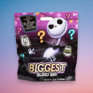 Nightmare Before Christmas Biggest Blind Bag Neon Edition 8 Surprises Plush Toys - Picture 1 of 6