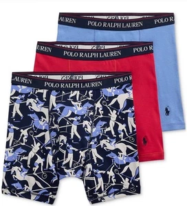 Polo Ralph Lauren Boxershorts aus gewebter Baumwolle sortiert 3er Pack Größe L - Bild 1 von 1