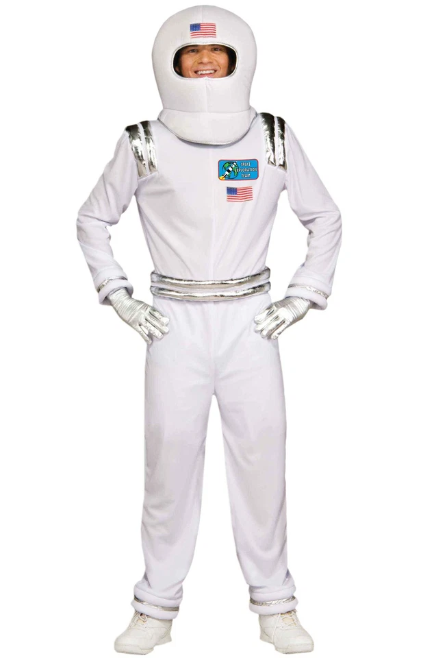 Forum Novelties Men's Astronaut Adult Costume White One Size