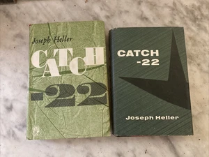 CATCH-22 BY JOSEPH HELLER 1962 HARDBACK (3RD IMP) + REPRINT SOCIETY EDITION.1963 - Picture 1 of 17