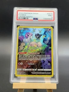 PSA 9 Mew GG10/GG70 Crown Zenith: Galarian Gallery Holo MINT US SELLER - Picture 1 of 2