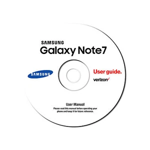 Téléphone portable Samsung Galaxy Note 7 Android SM-N930V Verizon manuel d'utilisation sur CD - Photo 1 sur 12
