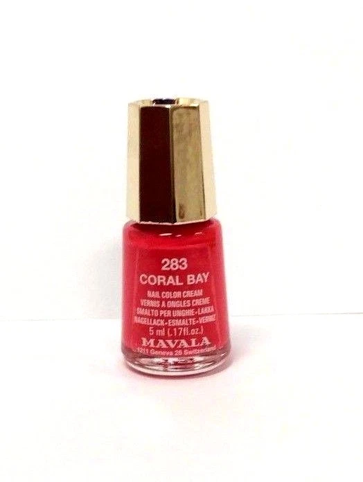 MAVALA 5 ml Mini Color Nagellack Cream Coral Bay 283 Kräftiges Korallenrot - Bild 1 von 1