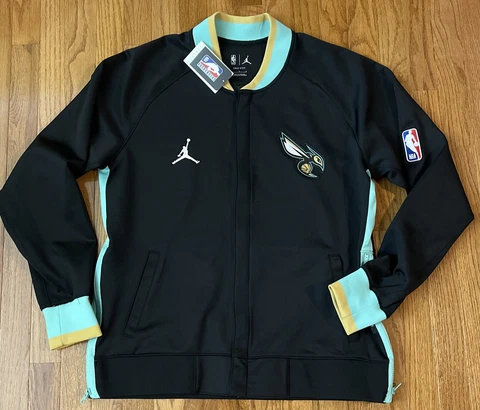 Charlotte Hornets Nike Jordan City Showtime Thermaflex Full-Zip Jacket Large Cover