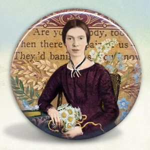 Emily Dickinson Poet Pocket Mirror - Picture 1 of 3