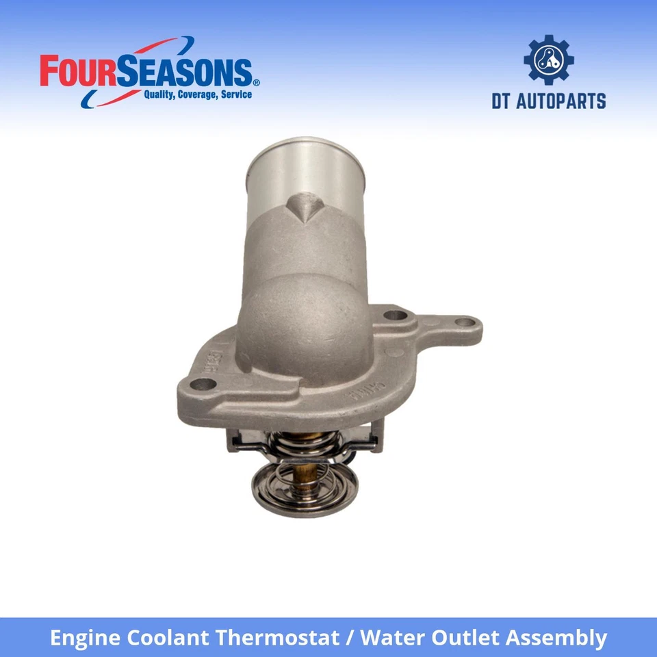 00-03 GMC Yukon XL 1500 Motor Refrigerante Termostato / Conjunto de Salida de Agua 4 Temporadas Foto 1 de 4