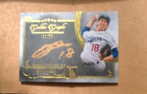2016 Topps five Star Kenta Maeda  Golden Graphs Auto  RED INK 31/50 Dodgers
