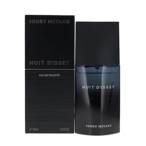 Issey Miyake Nuit d'Issey Homme 75ml Eau de Toilette Spray for Men NEW - Picture 1 of 3