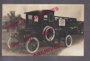 Somerville NEW JERSEY RPPC '15 DELIVERY TRUCK Advertising ROSEMOUNT SPRING WATER - Picture 1 of 3