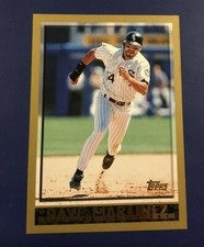 1998 Topps # 134 DAVE MARTINEZ Chicago White Sox Great Card ! 