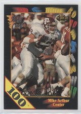 1991 Wild Card Draft 100 Stripe Mike Arthur #133