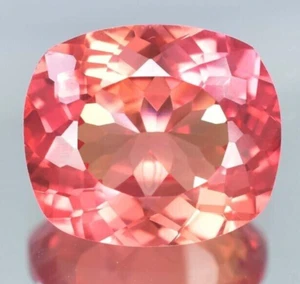 Zaffiro 100% naturale Padparadscha 70,5 carati eccellente taglio cuscino pietra preziosa sciolta - Foto 1 di 5