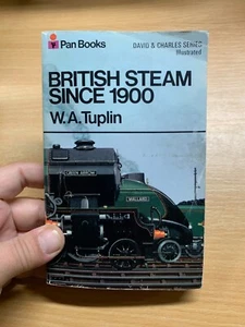 1971 "BRITISH STEAM SINCE 1900" TRAINS RAILWAY PAPERBACK BOOK (P2) - Picture 1 of 19