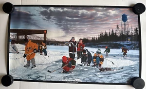 Terrence Fogarty Hockey Poster "Ratten on the Rainy" 2007 Hockey Day Minnesota - Bild 1 von 15