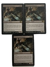 3x RUNE-SCARRED DEMON M12 Rare 106/249 MTG