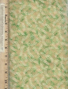 Rhythms 2832-8 LEAF 100% Cotton FABRIC priced by the Yard - Picture 1 of 1