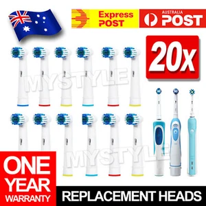 20pcs Replacement Toothbrush Electric Brush Heads For Oral B Braun Models Series - Picture 1 of 11