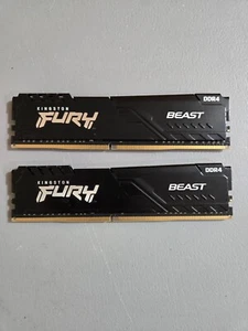Kingston KF432C16BB/8 FURY Beast 16GB DDR4 SDRAM MEMORY (2 x 8GB) - Afbeelding 1 van 3