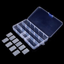15 Grids Transparent Storage Box For Beads Bracelet Earring Jewelry Container