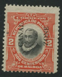 Canal Zone 47 Mount Hope Overprint Mint Stamp with PF Cert HZ229 - Picture 1 of 3