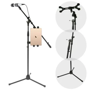 Soporte multimedia para iPad y micrófono - Ajustable para adaptarse a todos los modelos de iPad - Imagen 1 de 6