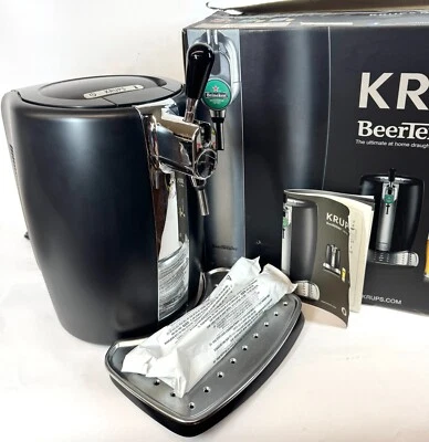 Krups VB21 B100 BeerTender Home Draft Beer Dispenser 5L Mini Keg Cooler WORKS - Image 1 of 4