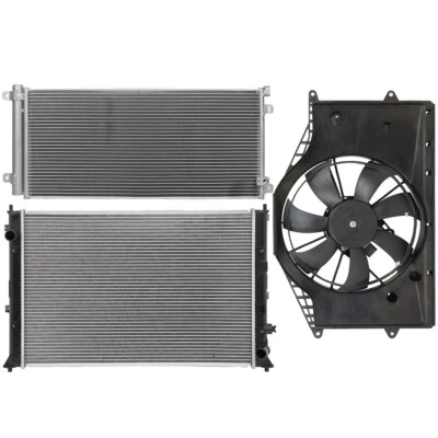 Electric Radiator Condenser Cooling Fan Kit For 2016 HONDA CIVIC 2017-2019 - Image 1 of 4