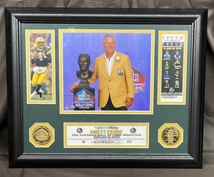 Brett Favre Edición Limitada Salón de la Fama Inducción Highland Como Nuevo #0341 - Imagen 1 de 9