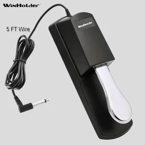 for Yamaha Casio Piano Keyboard Sustain Foot Pedal Switch Damper WinHolder CE - Picture 1 of 8