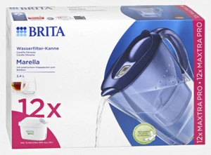✿ BRITA MARELLA 2.4L WATER FILTER JUG + 12x MAXTRA PRO ALL-IN-1 CARTRIDGES ✿ - Picture 1 of 1