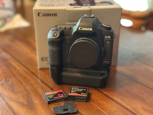 Canon EOS 5D Mark II DSLR Camera (Body+Grip) **With 192 GB Worth of CF Cards** - Picture 1 of 12