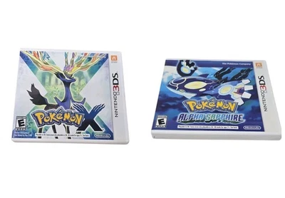 Pokémon Alpha Sapphire & Pokémon X Nintendo 3DS CASES ONLY NO GAMES - Image 1 of 4