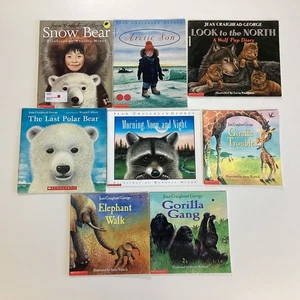 Jean Craighead George Animals Preschool Kindergarten 8 Children's Book Lot - Picture 1 of 4