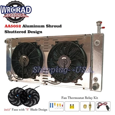 Ventilador de radiador y cubierta para 04-16 Chevy Express GMC Savana 2500 3500 4500 4,8 L 6,0 L Foto 1 de 4