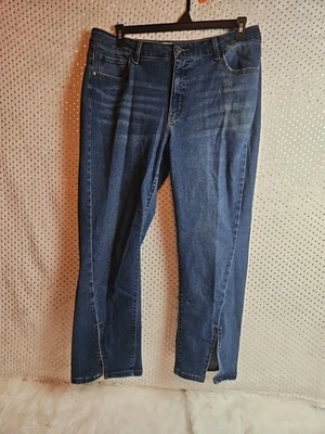 Time and True Blue Jeans Size 18 Reguler Straight Leg - Image 1 of 4