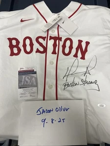 David Ortiz Signed Jersey Boston Strong Inscription - Picture 1 of 1